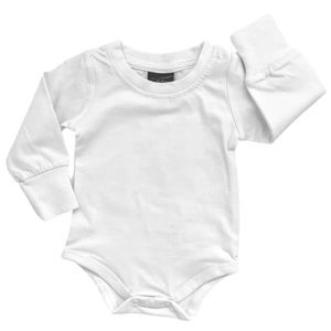 Little Bipsy White Long Sleeve Onepiece